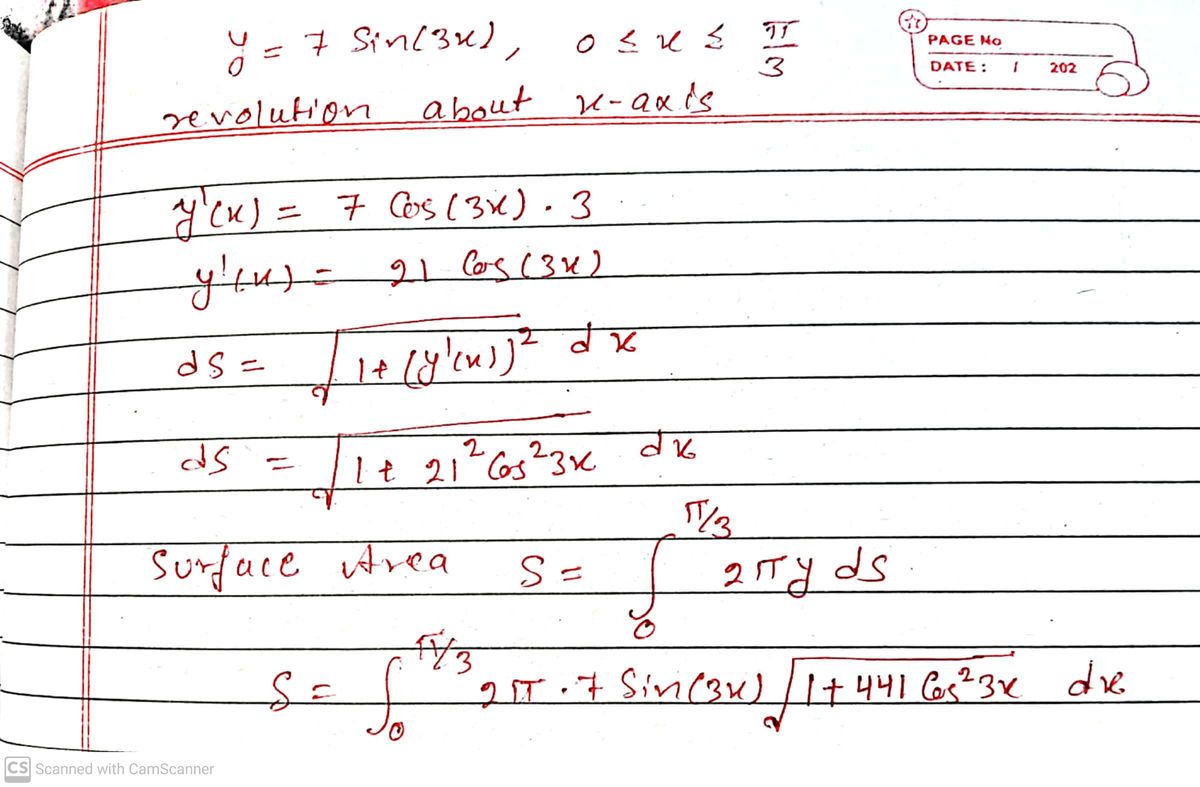 Calculus homework question answer, step 1, image 1